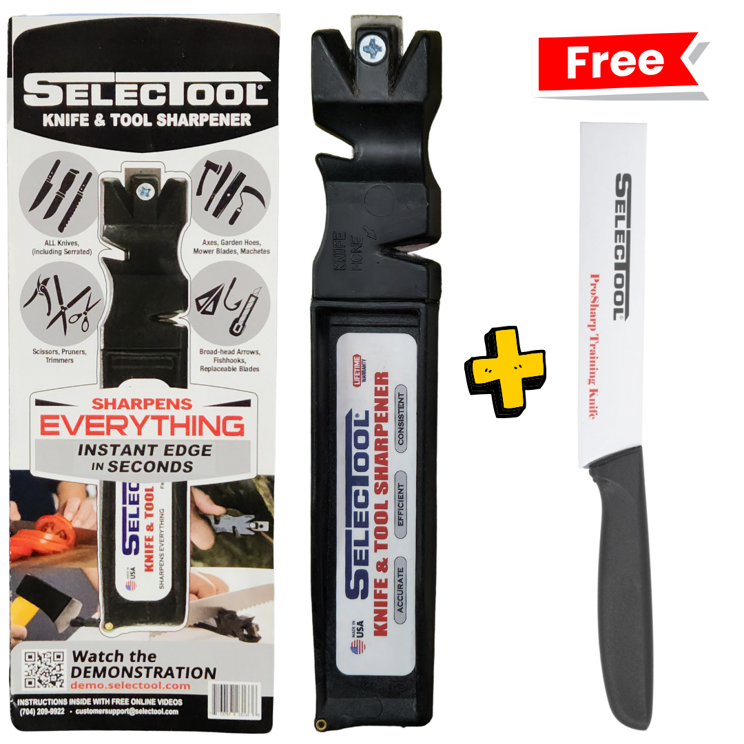 Knife & Tool Sharpener with Spare Blade | Selectool USA