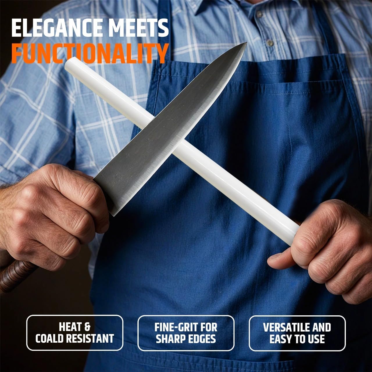 SELECTOOL 8.5" Ceramic Honing Rod