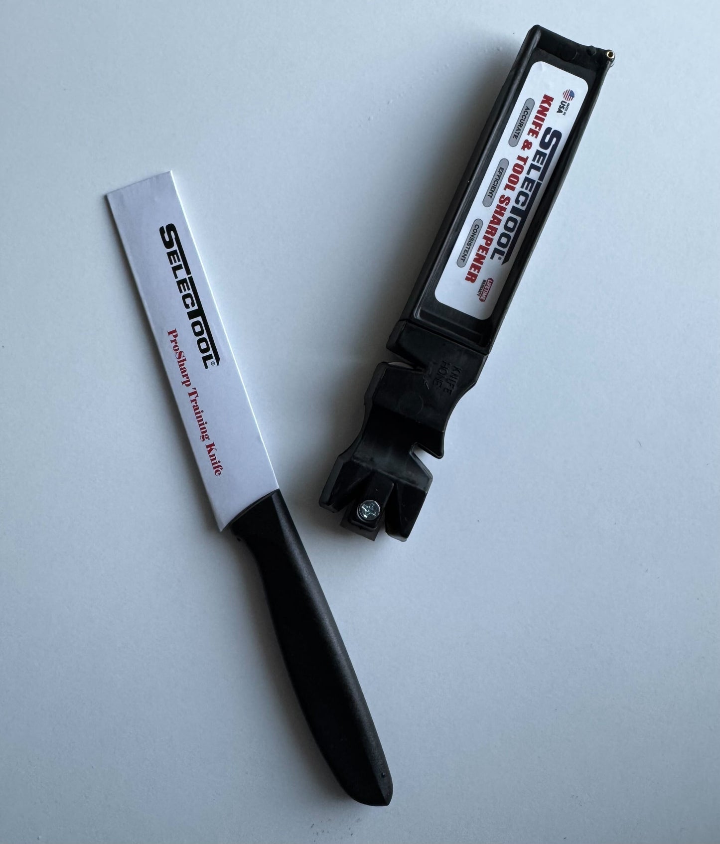 SELECTOOL Knife and Tool Sharpener+Training Knife; Multi-tool