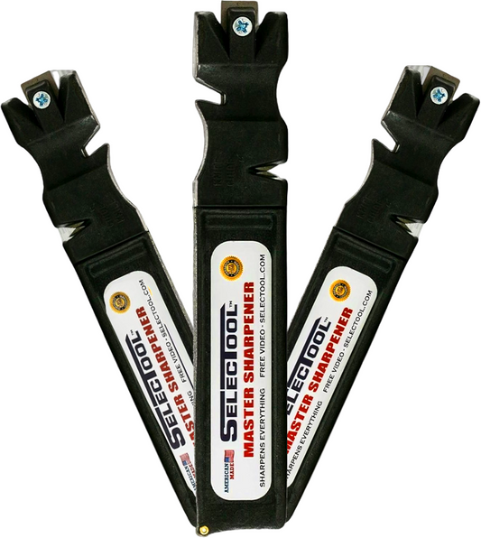 SELECTOOL “Three Amigos” Knife Sharpener Bundle (3-Pack)