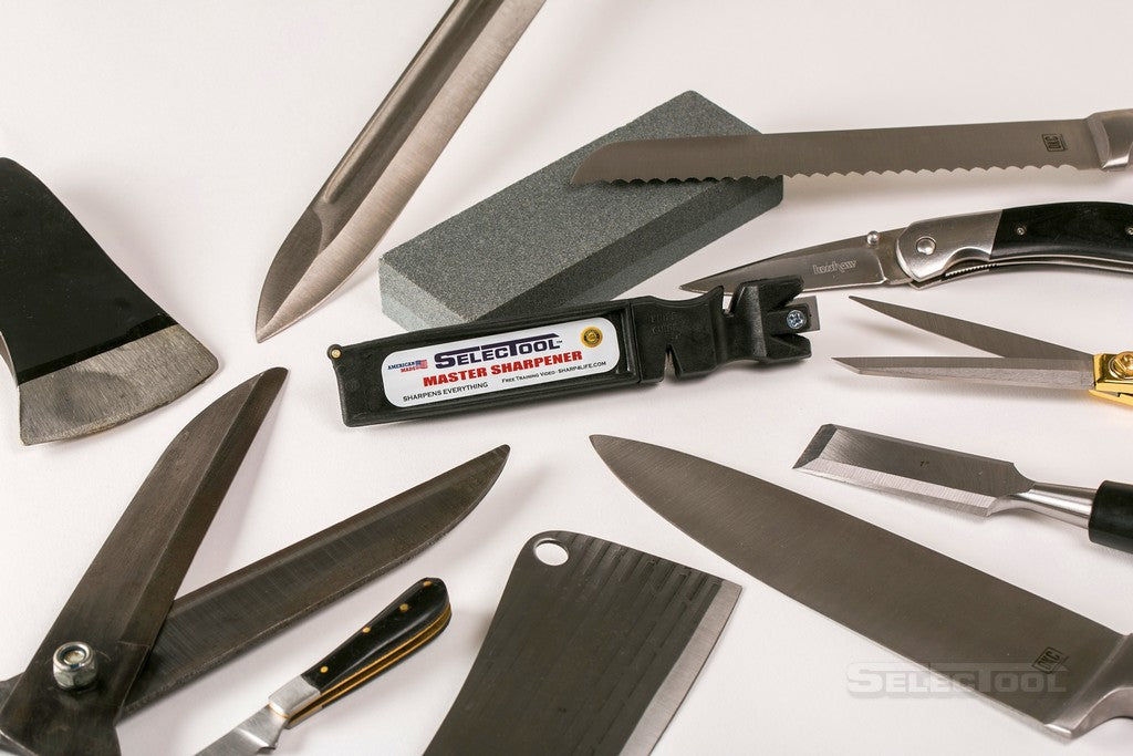 SELECTOOL Knife and Tool Sharpener+Training Knife; Multi-tool