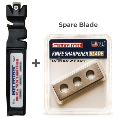 Knife & Tool Sharpener with Spare Blade | Selectool USA