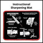 Printed Instructional Sharpening Mat